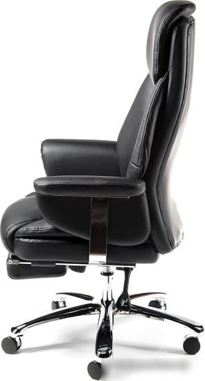 Кресло Norden Парламент H-2021-35 leather (кожа, черный)
