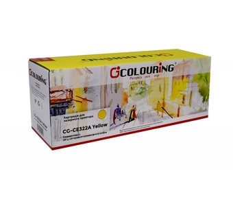 Картридж Colouring CG-CE322A (аналог HP 128A (CE322A))