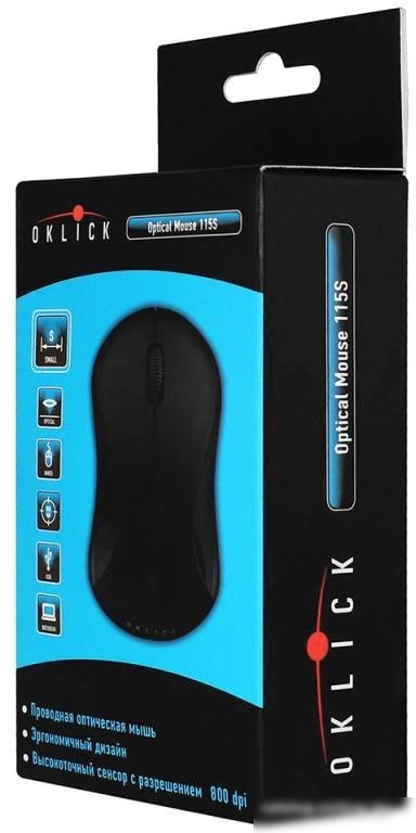 Мышь Oklick 115S (черный)
