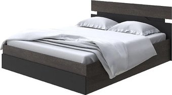 Кровать Ormatek Proson Milton с ПМ 140x190 (дуб кантербери/черный)