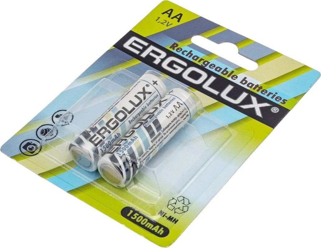 Аккумулятор Ergolux NHAA1500BL2 (2 шт)