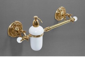 Держатель для полотенца Art&Max Barocco Crystal AM-2057-Br-C