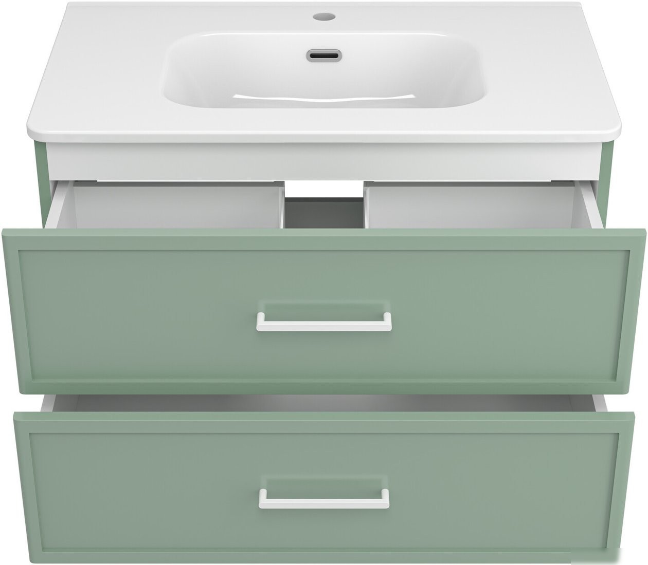 Brevita Тумба с умывальником Brevita Verde 80 Ver-09080-0102Я+B-OND080-01