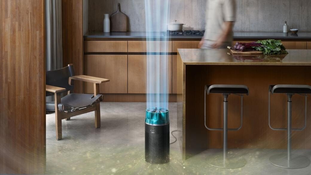 Очиститель воздуха Dyson HushJet Compact HJ10 (евровилка, черный/бирюзовый)