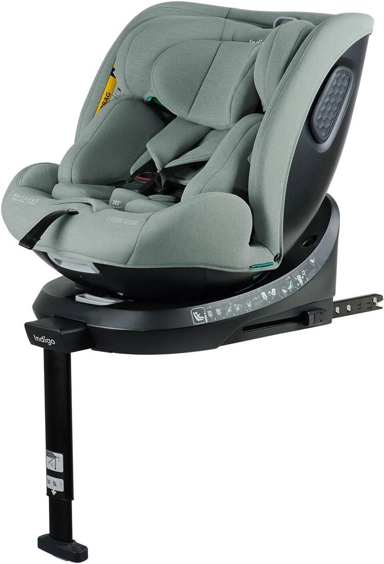 Детское автокресло Indigo E-Tron Isofix I-Size (зеленый)