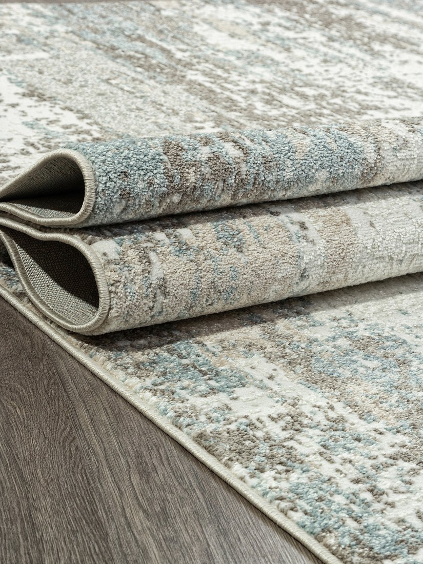 Ковер для жилой комнаты Merinos Naturel F229-STAN-BEIGE-BLUE (3x4)