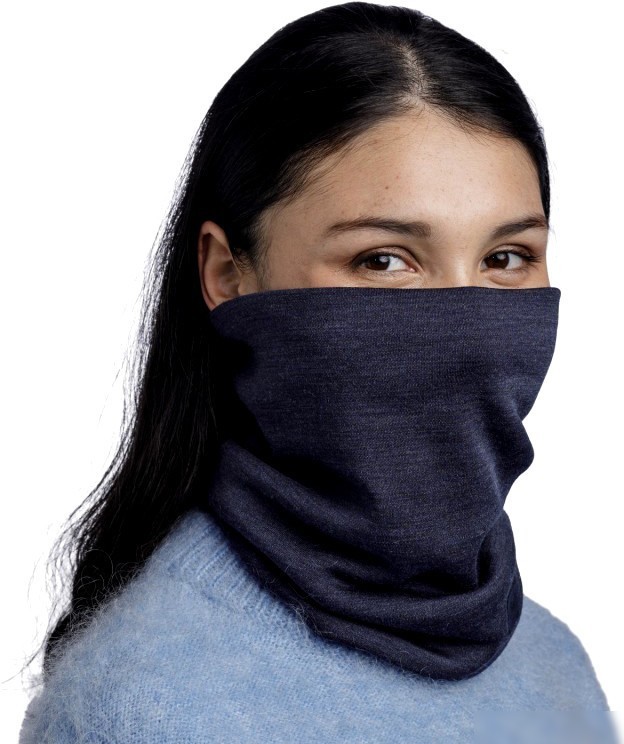 Шарф (бафф) Buff Merino Heavyweight Solid Indigo 113018.785.10.00