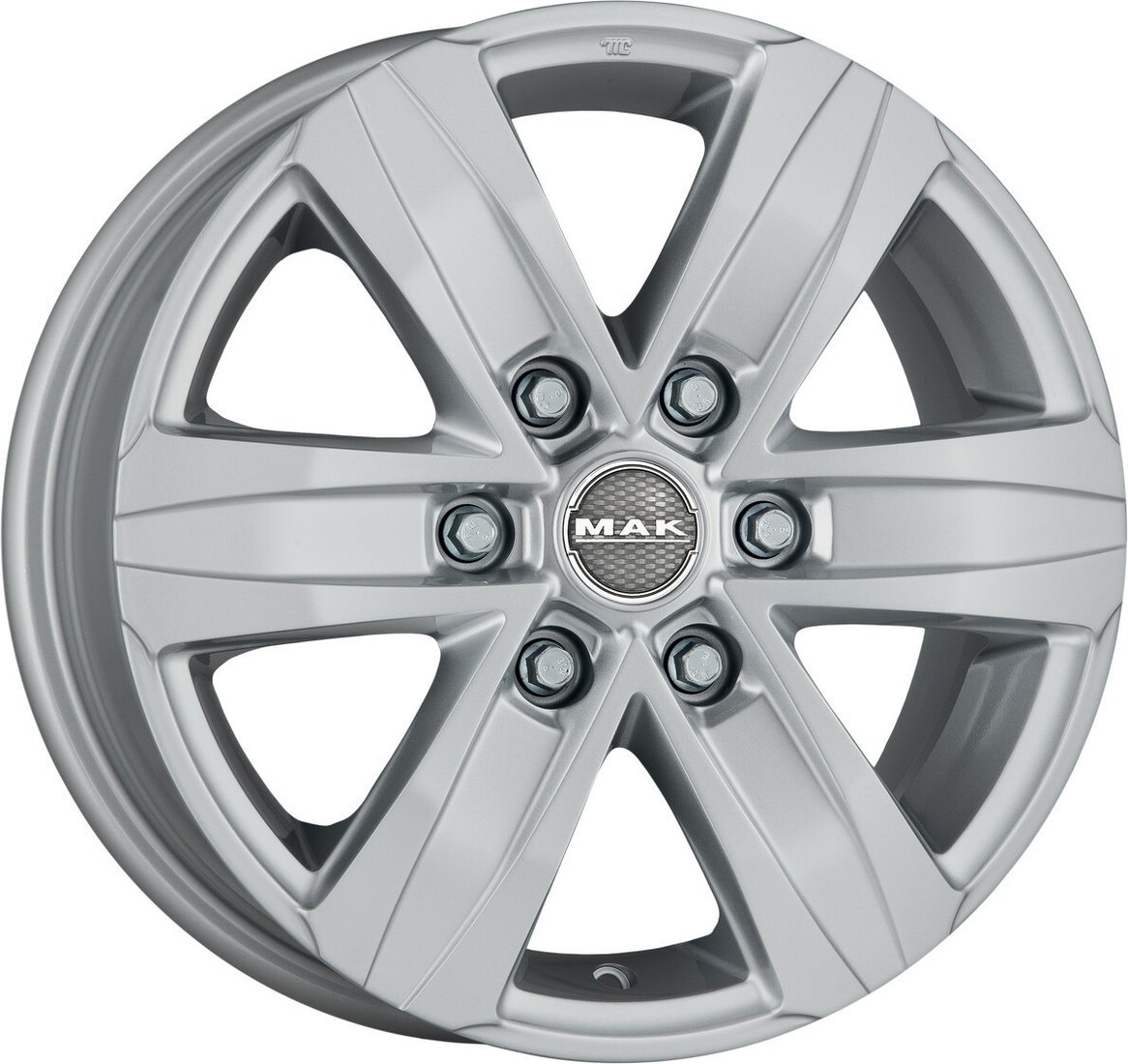 Литые диски MAK Stone 6 18x8" 6x139.7мм DIA 67.1мм ET 35мм Silver