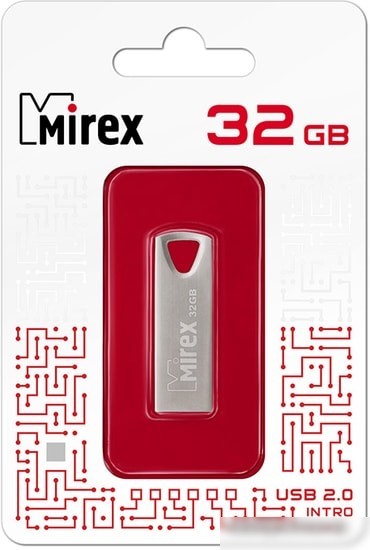 USB Flash Mirex Intro 32GB (серебристый)