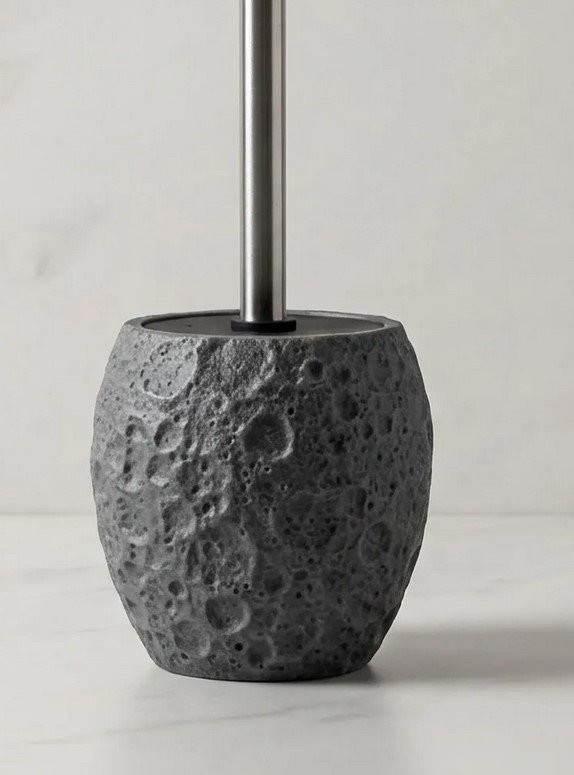 Ершик для унитаза Perfecto Linea Moon Stone 35-384464 (серый)