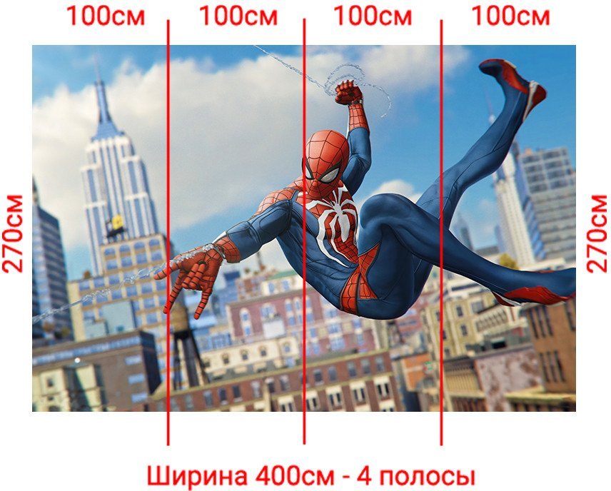 Фотообои Arthata Fotooboi-SpiderMan-68 (400x270)