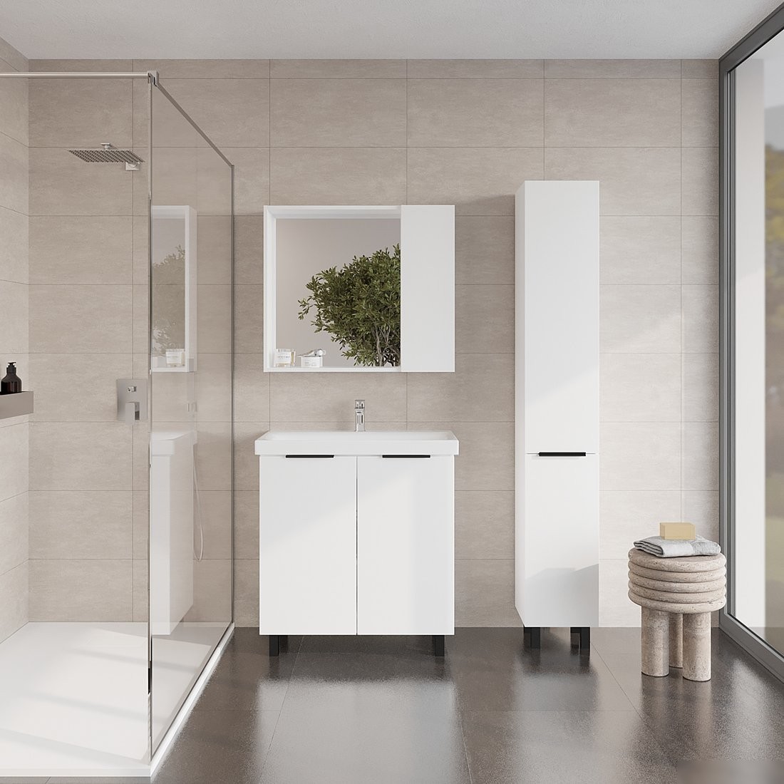 Viant Тумба под умывальник Берлин Moduo 80 VBER80MDBEL-T2YP