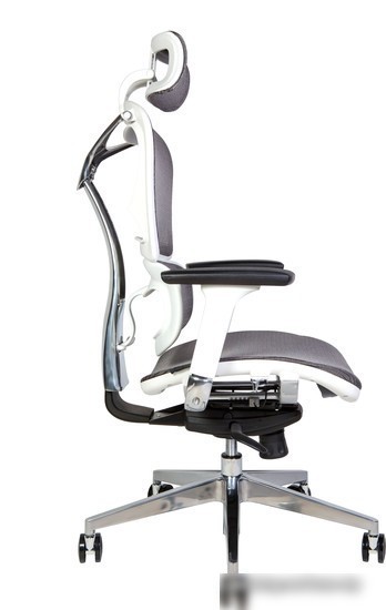 Кресло Norden Hero White YS-0810H-T(E+E)W (белый/серый)