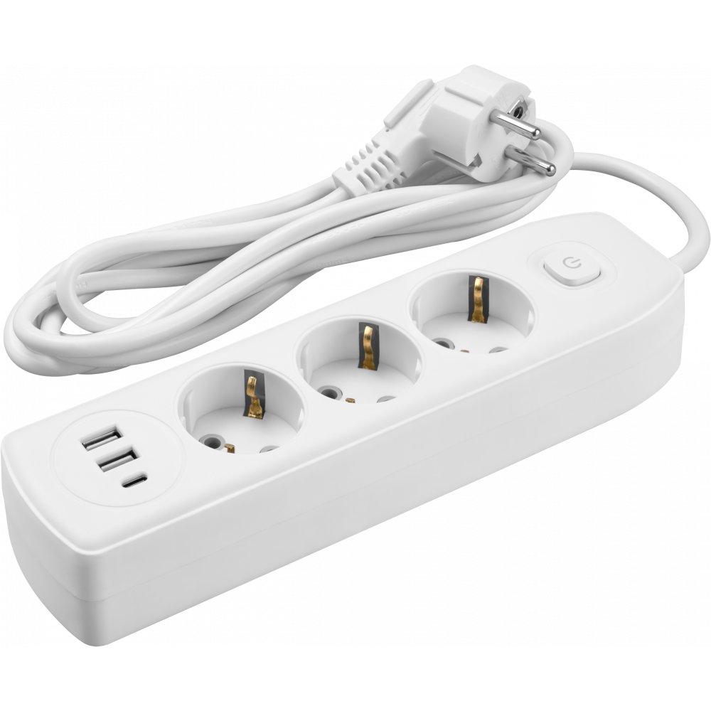 Удлинитель Онлайт OPE-USB-03-180-ESC-3x1 90838
