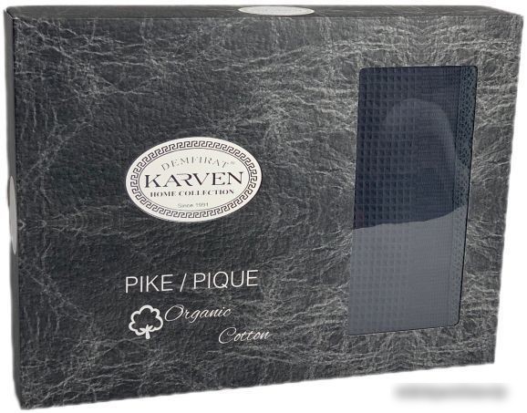 Плед Karven Dantelli Waffle Pike Евро 200x220 Р 931 (антрацит)