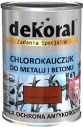 Эмаль Dekoral Хлоркаучуковая 0.9 л (красный оксидный)