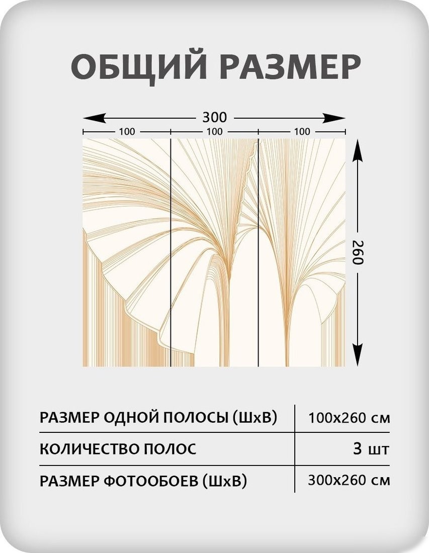 Фотообои Citydecor Perfect Lines 23 (300x260см)