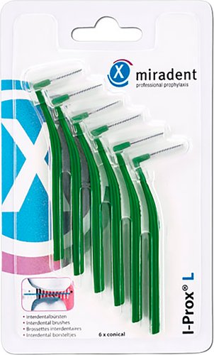 Межзубные ершики Miradent I-Prox 630213 (6 шт, зеленый)