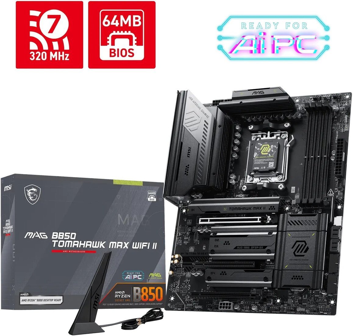 Материнская плата MSI MAG B850 Tomahawk Max WiFi II