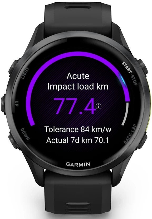 Умные часы Garmin Forerunner 970 47 мм (темно-серый/серый)