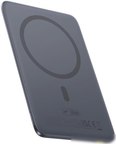 Внешний аккумулятор Baseus PicoGo AM41 Ultra-Slim Magnetic Power Bank 5000mAh (серый)