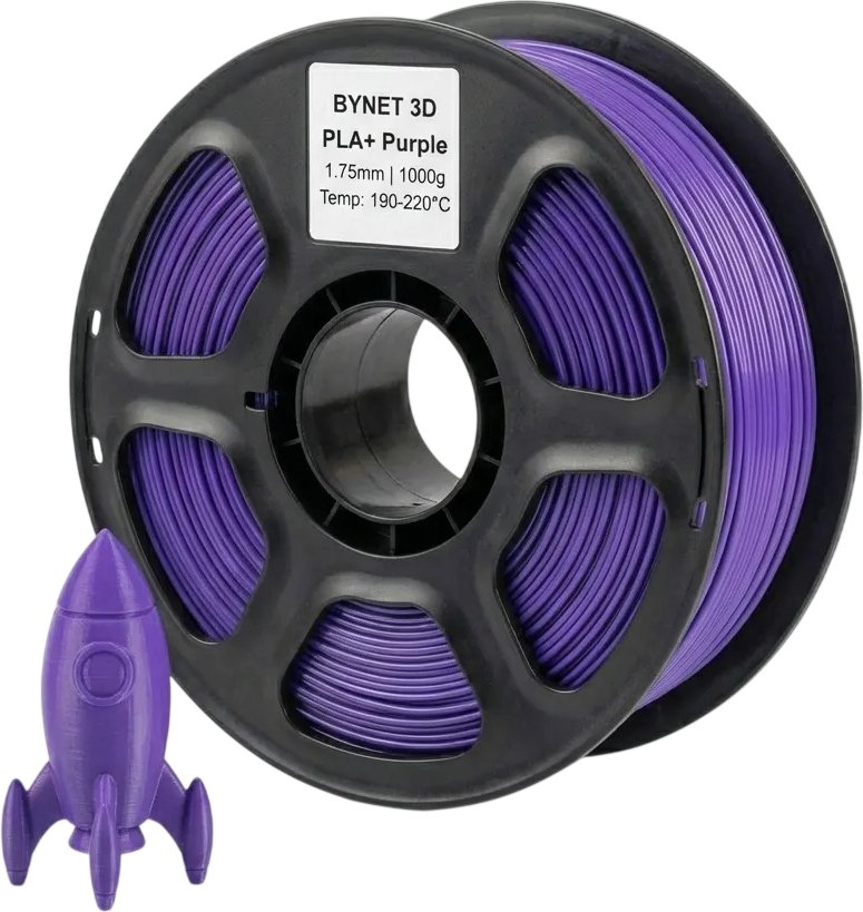 Филамент BYNET3D PLA + BN_PLA10_PR (Purple)