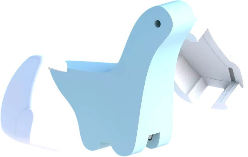 Магнитный конструктор Halftoys Baby Dino Дипло HDB003