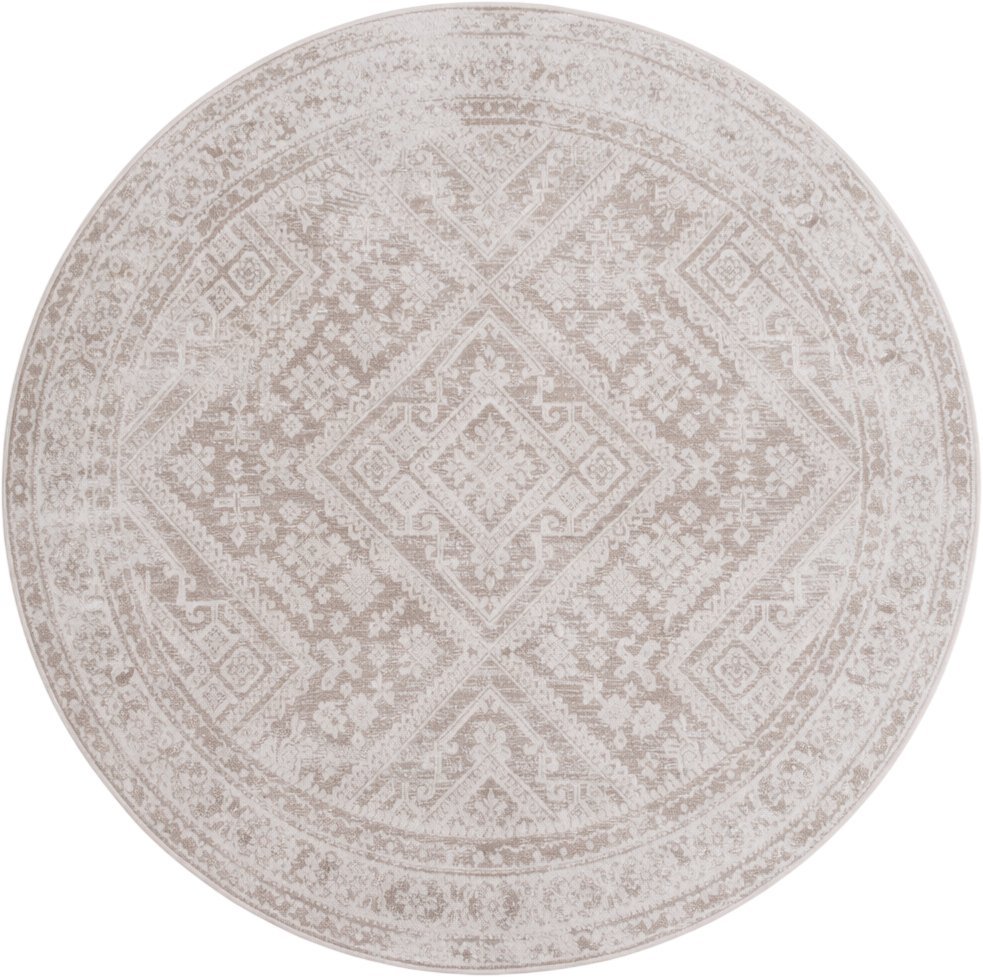 Ковер для жилой комнаты LAXMI Comfort 454 круг (1.6x1.6, Cream/Cream)