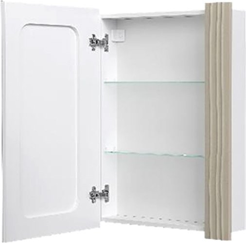 Volna Шкаф с зеркалом Lotty LED 60 L (латте)