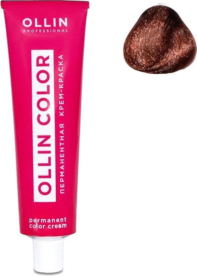 Крем-краска Ollin Professional Color перманентная 5/4 светлый шатен медный 100 мл