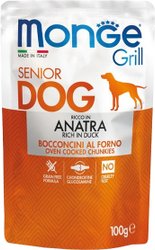 Сухой корм для собак Monge Grill Senior с уткой (100 г)