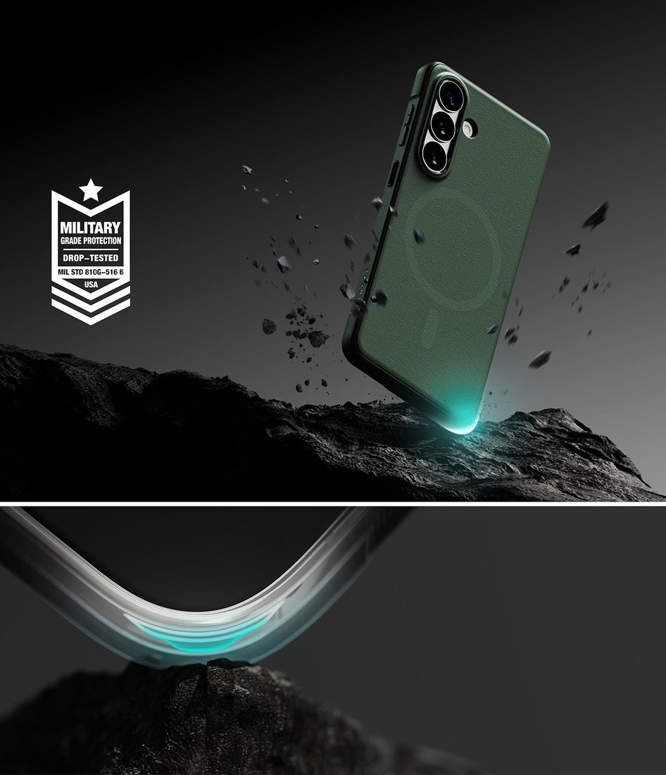 Чехол для телефона Ringke Onyx Magnetic для Galaxy S26 (Dark Green)