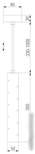 Подвесная люстра Elektrostandard 50214/1 LED (золото)