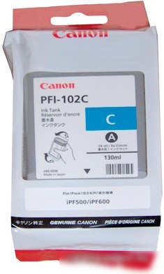 Картридж Canon PFI-102C (0896B001AA)