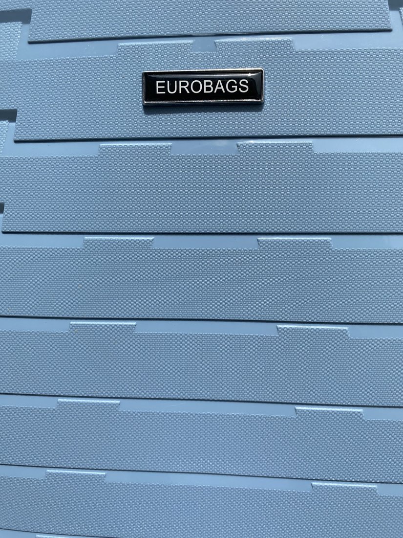 Чемодан-спиннер Eurobags PP-N85 (S, голубой)