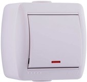 Выключатель Lezard Nata 710-0200-111 (белый)