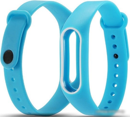 Ремешок Xiaomi для Mi Band 2 (голубой/белый)