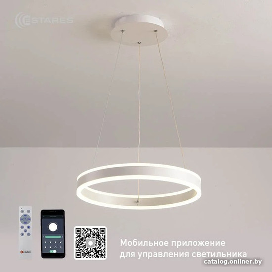Подвесная люстра Estares Stella 64W R-APP-400x1200-WHITE/WHITE-220-IP20