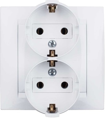Розетка Simon 1590459-030 (белый)