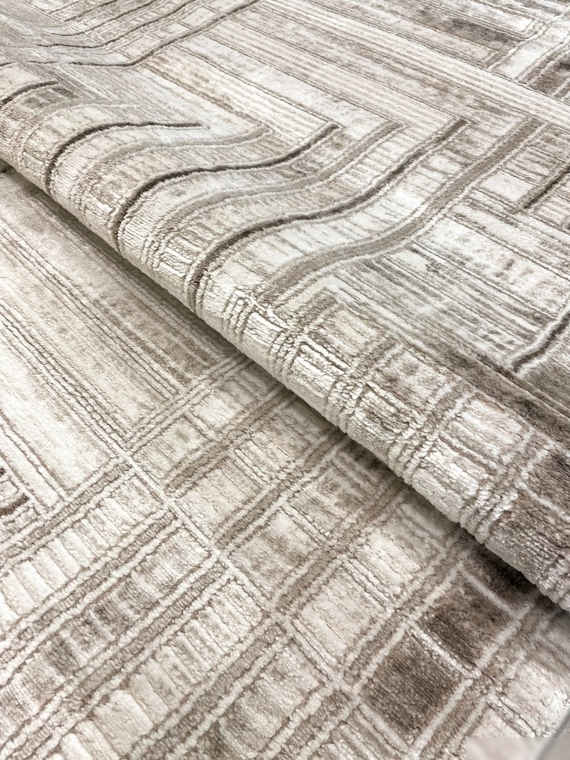 Ковер для жилой комнаты Safyun Eva LZ137-CREAM-BROWN (1.6x2.3)