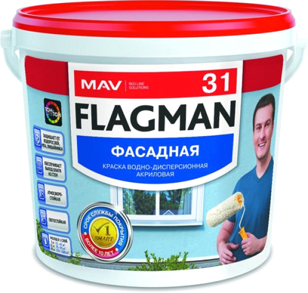 Краска Flagman ВД-АК-1031 5л (белый)