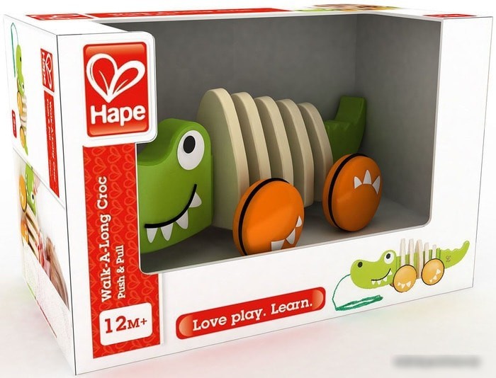 Развивающая игрушка Hape Крокодил E0348