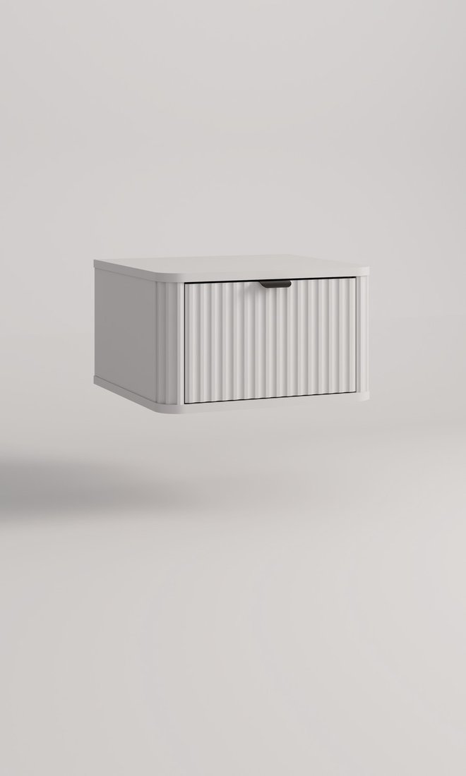 Тумба Arvento Rondo 1S (белый/эко джелато)