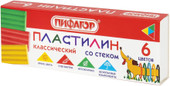 Пластилин Пифагор Веселая такса 106674 (6 цв)
