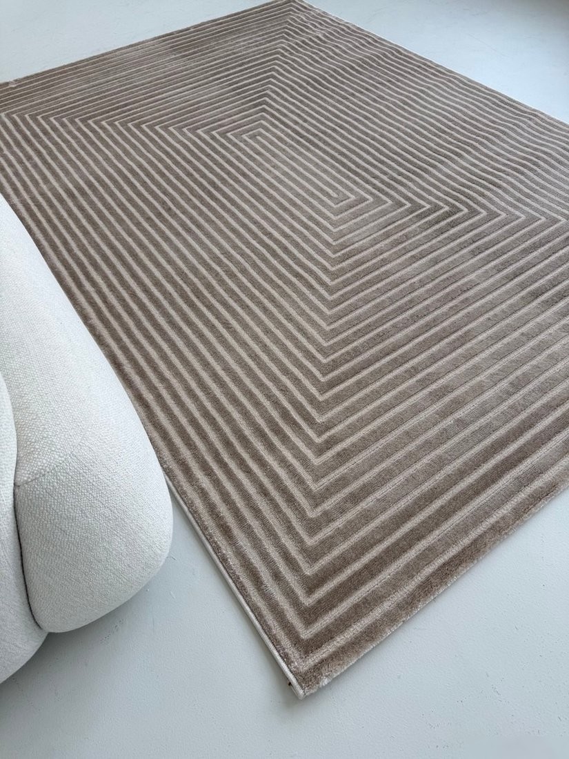 Ковер для жилой комнаты LAXMI Comfort 484 прямоугольник (1.2x1.8, Beige/Beige)