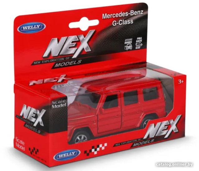 Внедорожник Welly Mercedes Benz G-Class 43689W (черный)