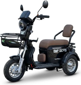 Грузовой электроскутер BNP Zevs new (черный)