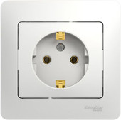 Розетка Schneider Electric Glossa GSL000142 (белый)
