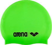 Шапочка для плавания ARENA Classic Silicone Cap 91662 65 (acid lime/black)