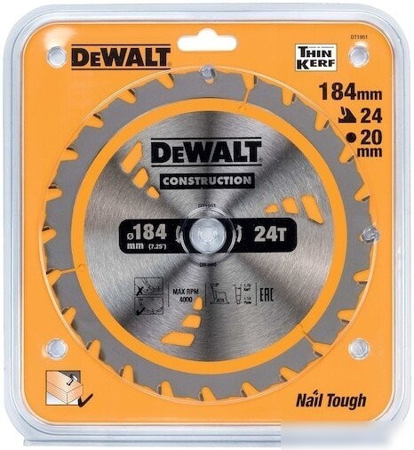 Пильный диск DeWalt DT1951